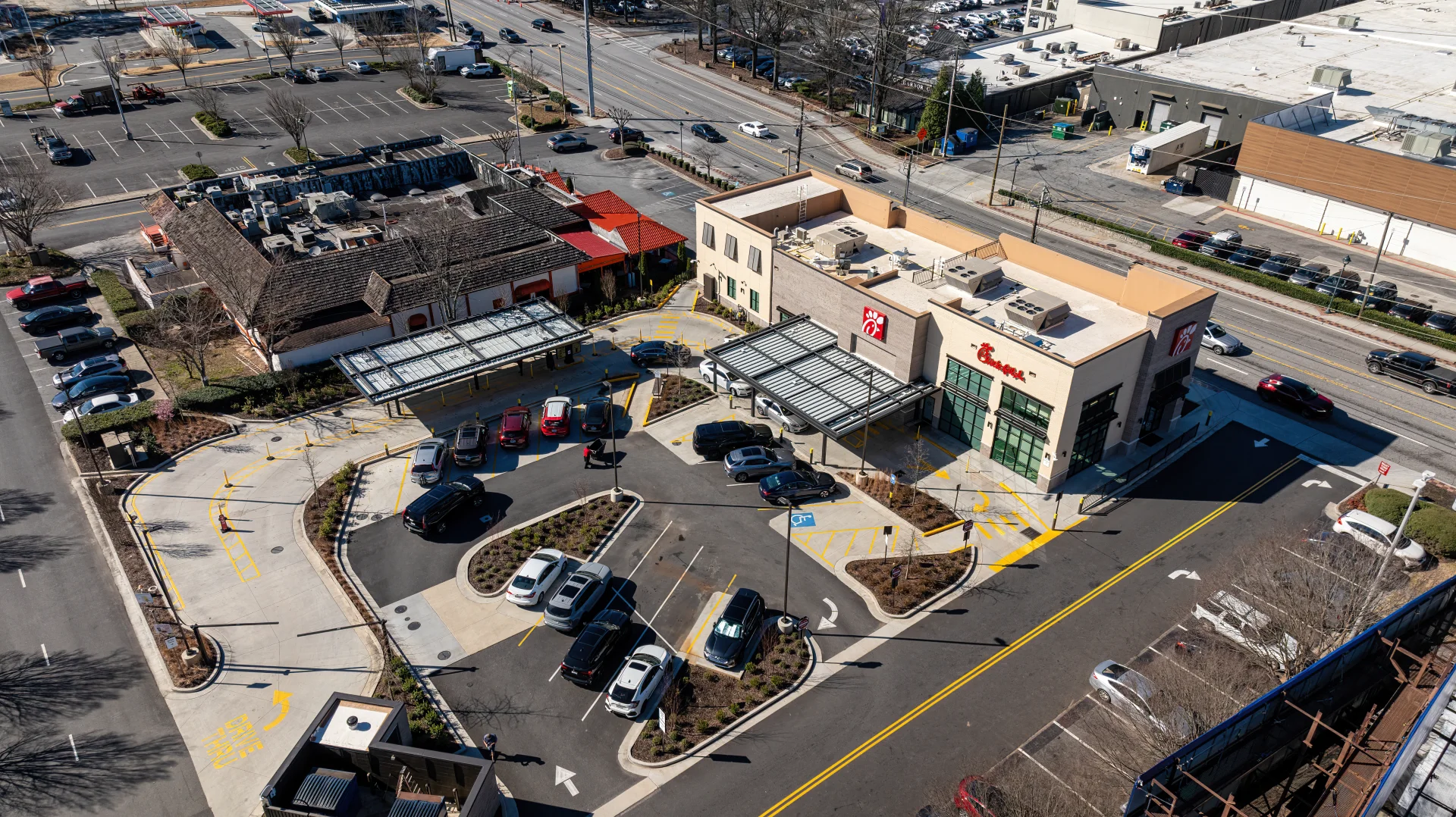Chick Fil A Sandy Springs 5925 Roswell Rd   Aerial 17.webp